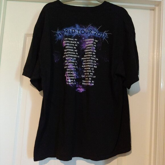 Avenge Sevenfold The Stage 2017 World Tour Double Sided Mens - Picture 4 of 4